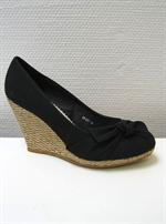 Smart h�j sko med sl�jfe, sort, 36-41
