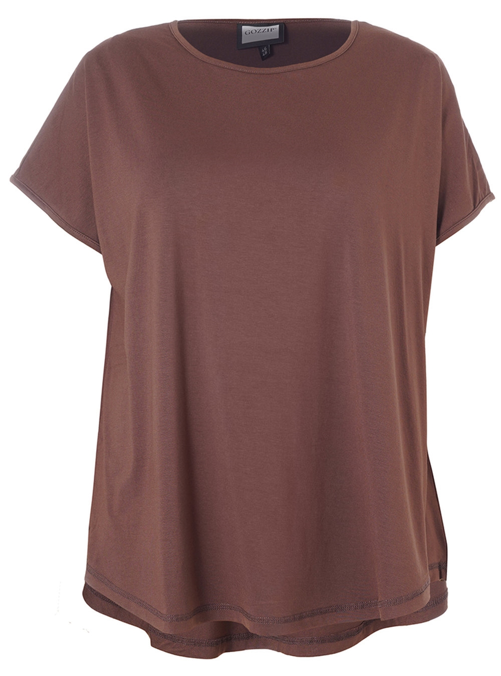 Gozzip - Gitte T-shirt, Brun