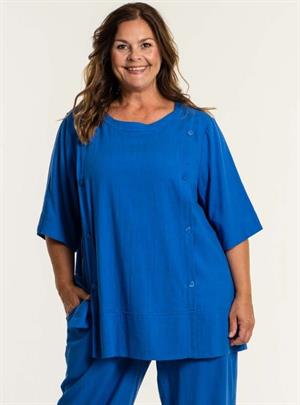 Gozzip - Amnina Bluse, Blå, XL-54/56