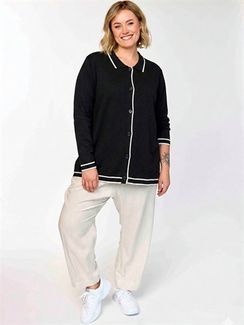 Gozzip - Jette Cardigan, Sort