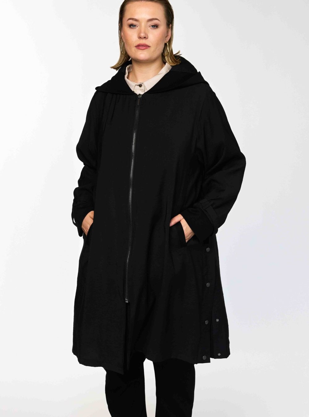 Gozzip Black - Aveny Jakke/cardigan, Sort