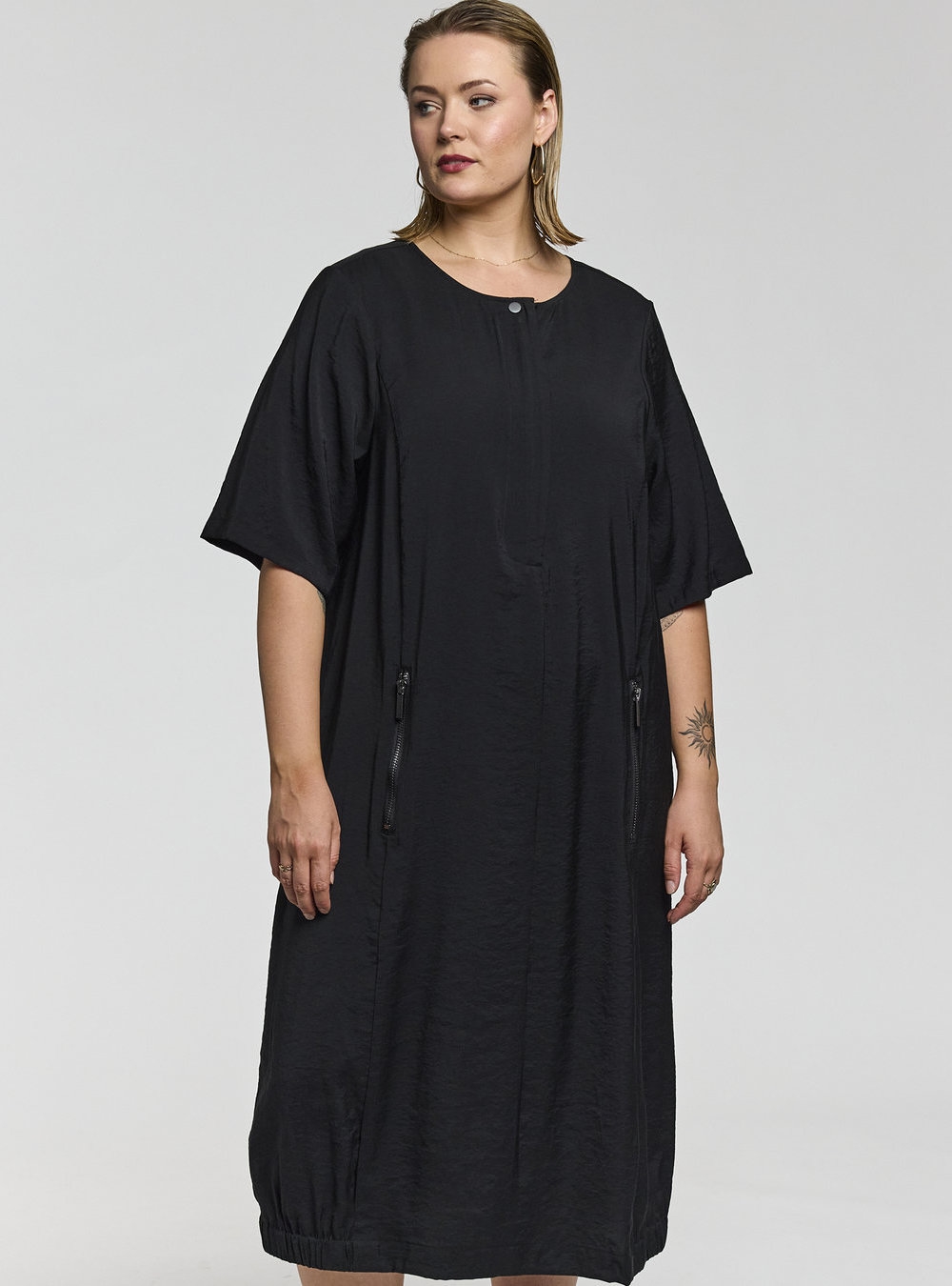 Gozzip Black - Hazel Dress, Sort
