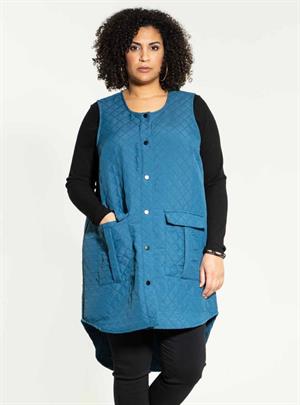 Studio - Sandy Quilt Vest, Petrol, S-42/44