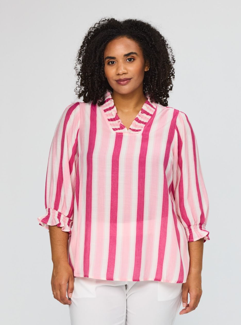 Studio - Feodora Bluse, Pink/Lyserød   