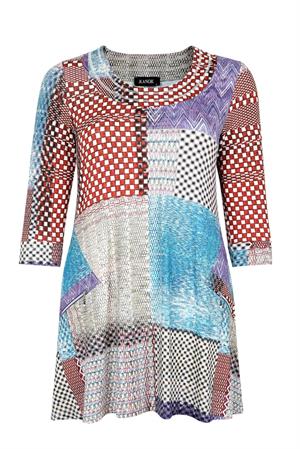 Kanok - Sandy Tunika med Patchwork